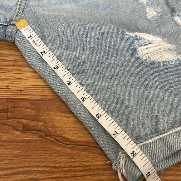Abercrombie & Fitch Denim Distressed  Jean Shorts Men Size 30 - Picture 9 of 9